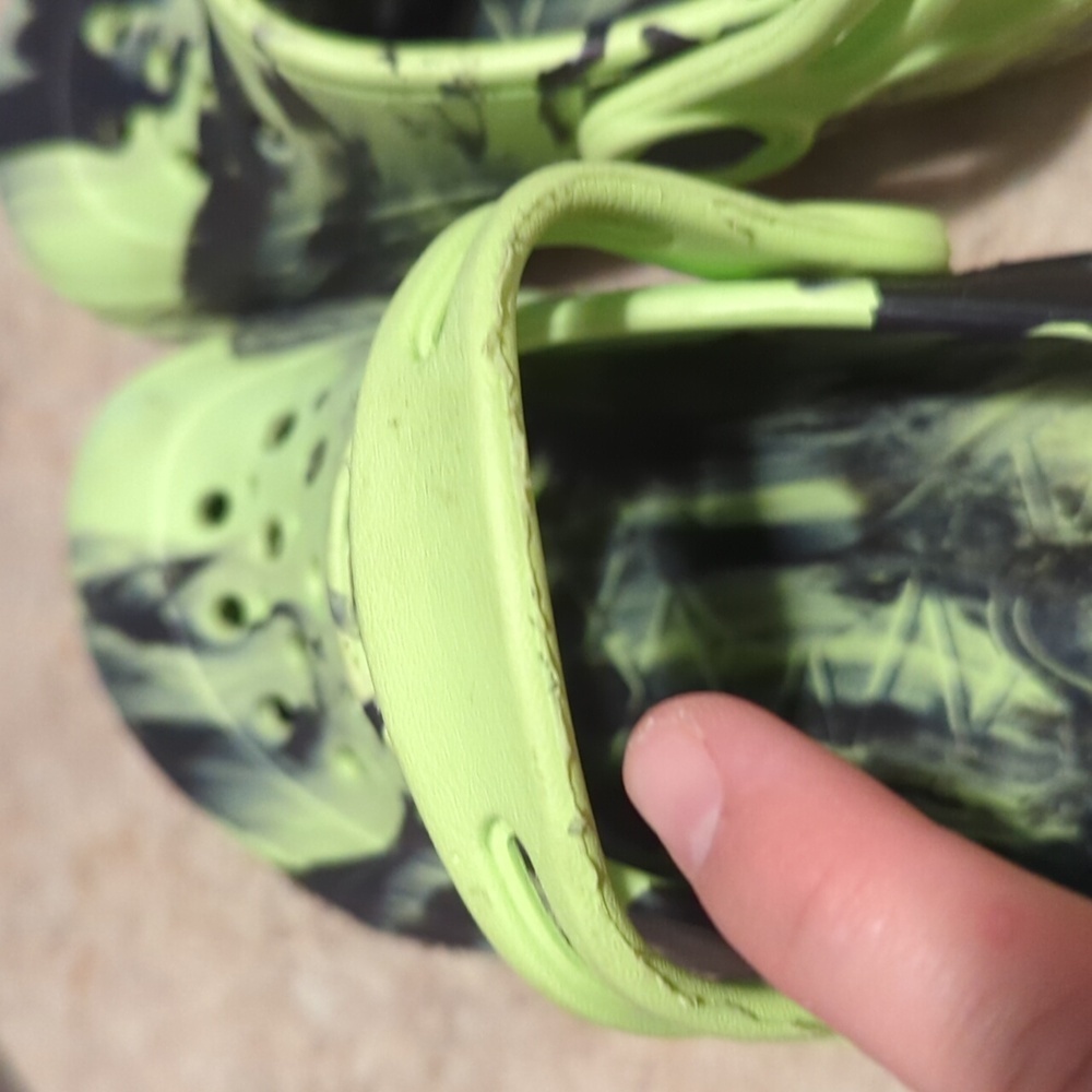 Toddler Boys Camouflage Slip On Sandals Size 11 12 - Picture 5 of 9
